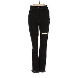 Max Studio Jeans - High Rise: Black Bottoms - Women's Size 25