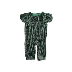 Cat & Jack Short Sleeve Outfit: Green Snake Print Tops - Size 3-6 Month