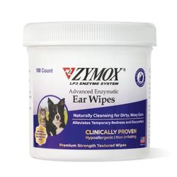 Enzymatic Ear Wipes for Dogs, Count of 100, .44 LB