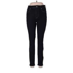 White House Black Market Jeans - High Rise: Black Bottoms - Women's Size 8