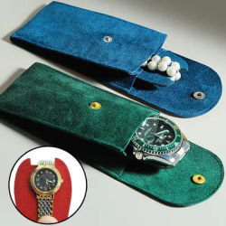 Sacs de rangement de montres en flanelle unisexe de haute qualité, emballage de bracelets, colliers et bagues, vitrines portables de Protection de bijoux de voyage