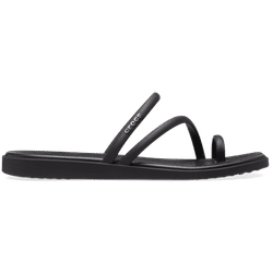 Crocs Black Women's Miami Toe Loop Sandal Shoes