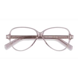Unisex s horn Clear Brown Acetate Prescription eyeglasses - Eyebuydirect s Shea