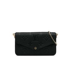 Louis Vuitton Leather Crossbody Bag: Black Bags