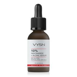 VYSN 10% Niacinamide + 1% Zinc Serum - No Gluten, Phthalates, Or Oils - 1 oz