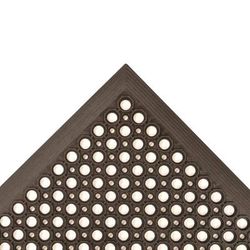 NoTrax 562S0310BL Sanitop Grease-Resistant Floor Mat, 3' x 10', 1/2" Thick, Black