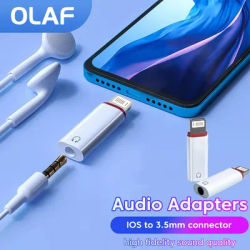 OlPG Rains-Adaptateur pour écouteurs prise jack de 3 à 5mm connecteur pour IPhone 14 13 12 11 IOS