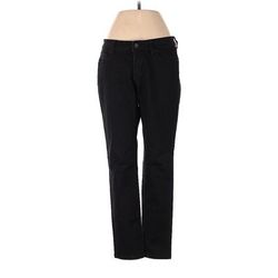 Ann Taylor LOFT Jeans - Low Rise: Black Bottoms - Women's Size 4 Petite