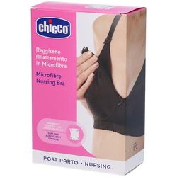 Chicco Reggiseno Allattamento in Microfibra Colore Nero Taglia 3C 1 pz
