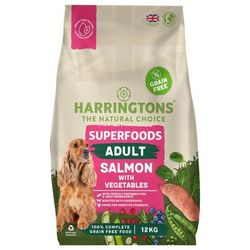 2x12kg Grain-Free Salmon Superfood Harringtons Dry Dog Food