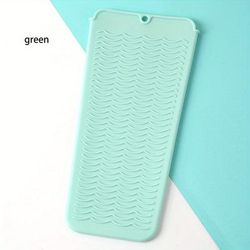 1pc Silicone Heat Resistant Hair Straightener Cover Pouch Travel Hair Curler Non-slip Mat Curling Iron Holder Flat Iron Curling Wand Travel Cover Case Bag