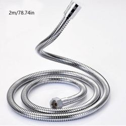 Stainless Steel Flexible Shower Hose Long Bathroom Shower Water Hose Extension Plumbing Pipe Pulling Tube Bathroom Accessories Withstand 4kg Of Water Pressure