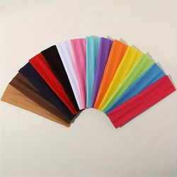 14pcs Solid Color Headbands Women Hair Bands Stretchy Hairband Soft Head Wrap Beauty Headband For Girl Hair Accessories For Women Head Bands