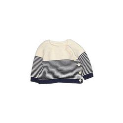 Baby Gap Pullover Sweater: Ivory Stripes Tops - Size 0-3 Month