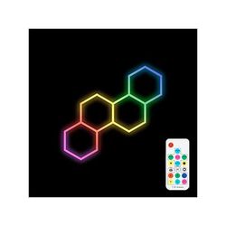 HexGlow RGB 4 Staggered Hex LED Lighting Kit