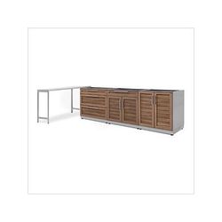 NewAge Outdoor Kitchens Grove 4-Piece Outdoor Kitchen Set (No Countertop)