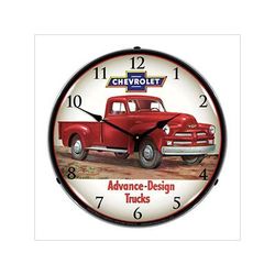 Collectable Sign and Clock 1954 Chevrolet Truck Backlit Wall Clock