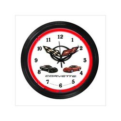 Neonetics 15-Inch Corvette C5 Neon Clock