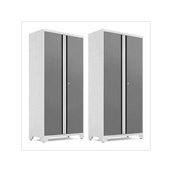 NewAge Garage Cabinets 2 x BOLD Series 36-Inch Platinum Locker