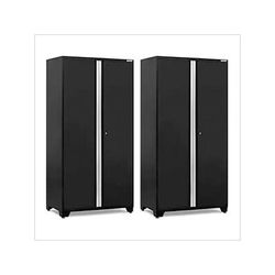 NewAge Garage Cabinets 2 x PRO Series Black 42 in. Multi-Use Locker