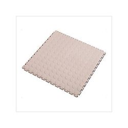 Lock-Tile 7mm Tan PVC Coin Tile (50 Pack)