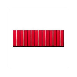 NewAge Garage Cabinets 7 x PRO Series Red Multi-Use Lockers