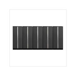 NewAge Garage Cabinets 5 x PRO Series Grey Multi-Use Lockers