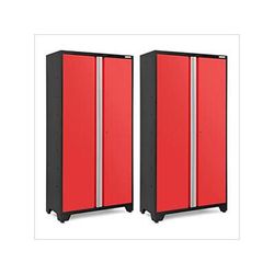 NewAge Garage Cabinets 2 x BOLD Series 42-Inch Red Locker