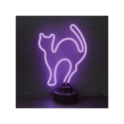 Neonetics Purple Cat Neon Sculpture