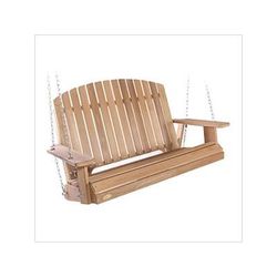 All Things Cedar Pergola Swing with Comfort Swing Springs