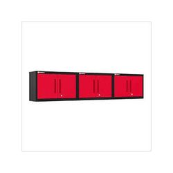 Armadillo Tough Red Wall Cabinet (3-Pack)