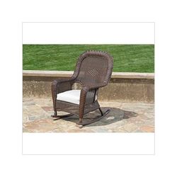 Tortuga Outdoor Sea Pines Rocker Chair (Java / Canvas Canvas)