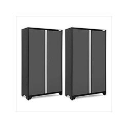 NewAge Garage Cabinets 2 x BOLD Series 48-Inch Grey Locker