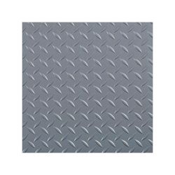 G-Floor 10' x 24' Diamond Tread Garage Floor Roll (Grey)