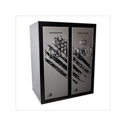 Winchester Safes Defender Double Door Gun Safe (Black and Slate)
