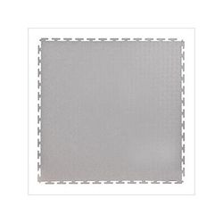 Lock-Tile 7mm Light Grey PVC Smooth Tile (50 Pack)