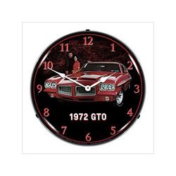 Collectable Sign and Clock 1972 GTO Backlit Wall Clock