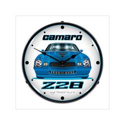 Collectable Sign and Clock 1979 Z28 Camaro Backlit Wall Clock