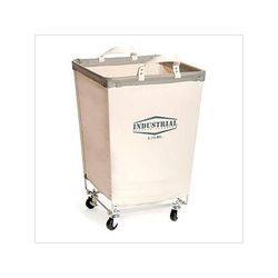 Seville Classics Commercial Heavy-Duty Canvas Laundry Hamper