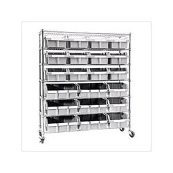 Seville Classics Extra Wide 7-Tier NSF 21-Bin Rack System