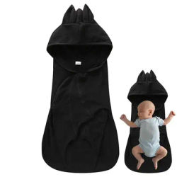 Coperte di pipistrello di Halloween per neonati coperta Swaddle coperta di ricezione di pipistrelli