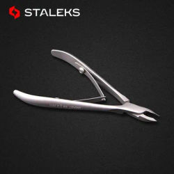 STALEKS 3mm unghia professionale unghia cuticola tronchesi taglio forbici cuticole in acciaio