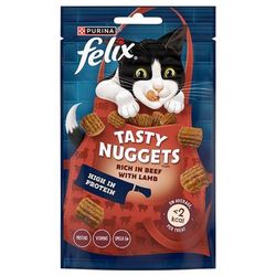 50g Beef with Lamb Felix Tasty Nuggets Cat Treats