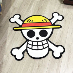 Tappeti irregolari Anime One Piece Flag personalizza tappeto per cartoni animati tappeto fatto a