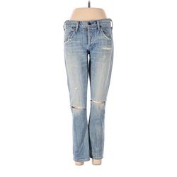 Jeans - Mid/Reg Rise: Blue Bottoms - Women's Size 24