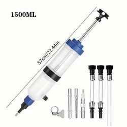 1 Set Manual Oil Fluid Pump, Automotive Oil Syringe, Car Oil Fluid Extractor For Oil Changes In Private Cars