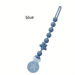 Anti-drop Pacifier Teether Chain, Silicone Integrated Pacifier Chain, Food Grade Waterproof Anti-drop Pacifier Chain