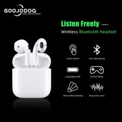GOOJODOQ Mini Pro 5.0 cuffie Bluetooth cuffie Wireless con microfono touch control per tutti gli
