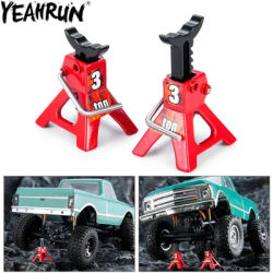 YEAHRUN Metal Jack stand Lift Rack strumenti di riparazione regolabile in altezza per 1/18 1/24 RC