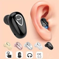 In-ear Earbuds Wireless Headset Sports Mini Wireless For Cellphones With Mic Earphones Headphones Stereo